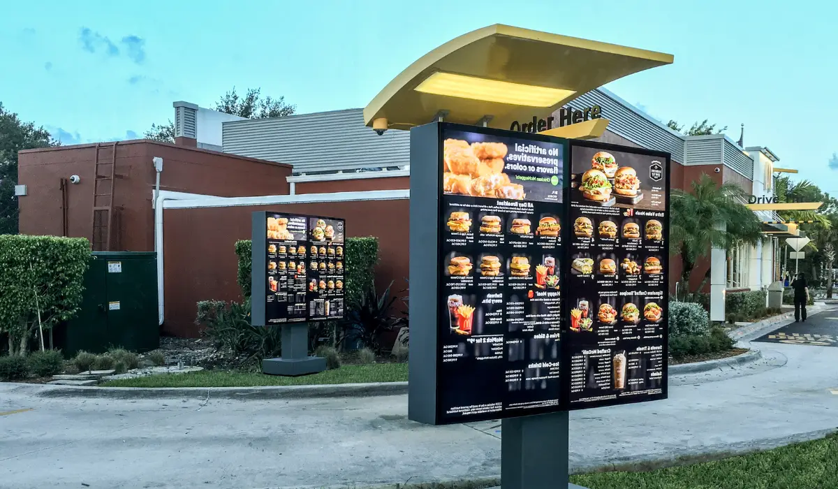 McDonalds Drive-Thru Menu Boards AI